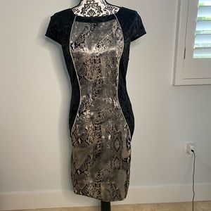 Nikibiki formal dress  large snake print
